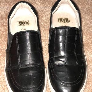 Ash impuls leather slip on sneakers size8